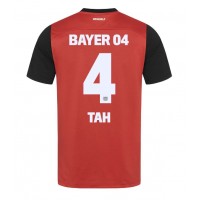 Bayer Leverkusen Jonathan Tah #4 Hjemmedrakt 2024-25 Kortermet